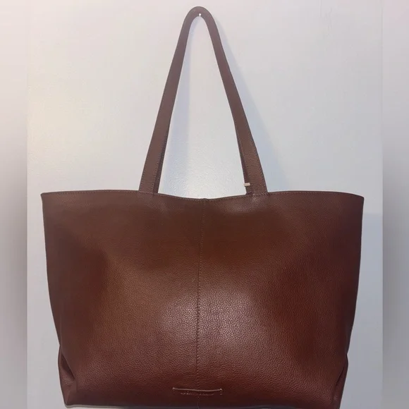 Lucky Brand Brown and Cream Cowhide Tote - Picture 6 of 14